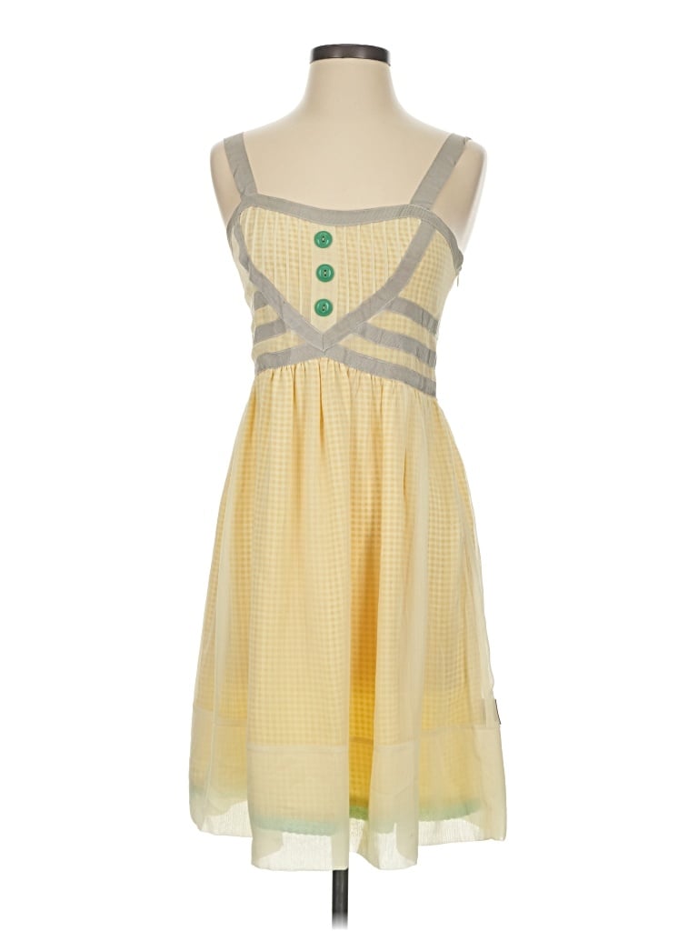 Pre-owned Matilda Jane Cocktail Dress In Yellow