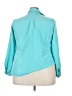 Kim Rogers 100% Polyester Teal Long Sleeve Blouse Size 3X - photo 2