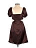 Divided by H&M 100% Polyester Brown Cocktail Dress Size XS - photo 2