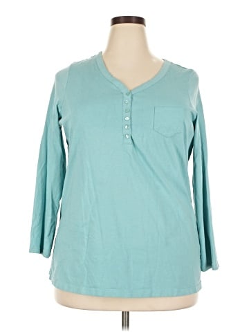 Roaman's Long Sleeve Henley (view 1)