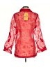TanJay Red 3/4 Sleeve Blouse Size S - photo 2