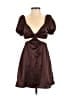 Divided by H&M 100% Polyester Brown Cocktail Dress Size XS - photo 1