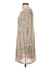She + Sky 100% Polyester Metallic Silver Cocktail Dress Size S - photo 5