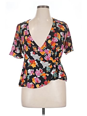 Trafaluc by Zara Short Sleeve Blouse (view 1)