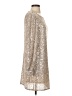 She + Sky 100% Polyester Metallic Silver Cocktail Dress Size S - photo 4