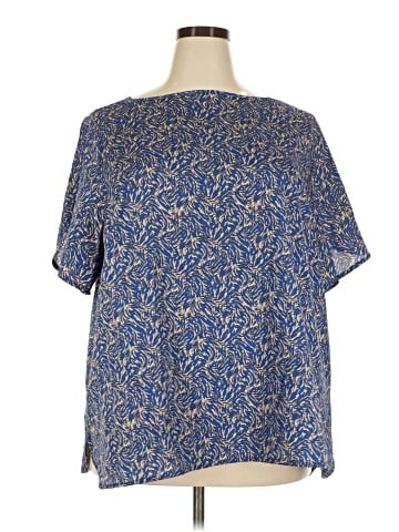 Jessica London Short Sleeve Blouse (view 1)