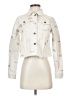 Forever 21 Graphic Ivory Denim Jacket Size XS - photo 1