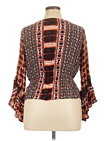 Free People 3/4 Sleeve Blouse (view 2)