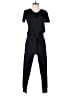 Senita Athletics Solid Black Jumpsuit Size S - photo 1