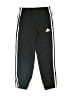 Adidas 100% Cotton Black Track Pants Size 8 - photo 1