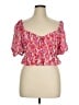 WAYF Floral Pink Tube Top Size XL - photo 1