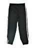 Adidas 100% Cotton Black Track Pants Size 8 - photo 2