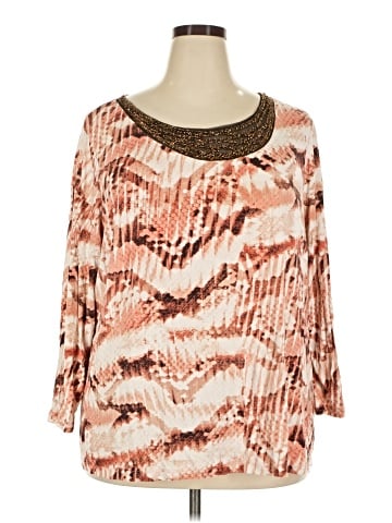 Dana Buchman 3/4 Sleeve T-Shirt (view 1)