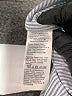 Crewcuts 100% Cotton Stripes Silver Long Sleeve Button-Down Shirt Size 6 - photo 4