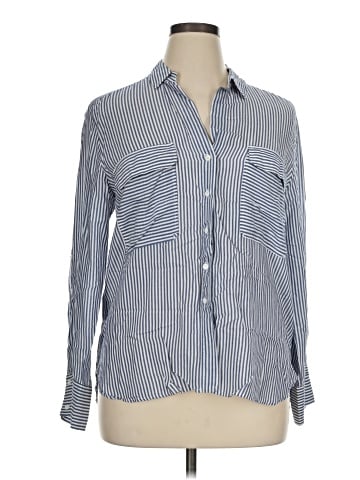 Zara Long Sleeve Button-Down Shirt (view 1)