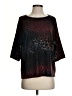 Clara Sun Woo Animal Print Black 3/4 Sleeve Top Size S - photo 1