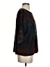 Clara Sun Woo Animal Print Black 3/4 Sleeve Top Size S - photo 4