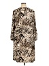 Vince Camuto 100% Polyester Animal Print Tan Casual Dress Size 1X - photo 2