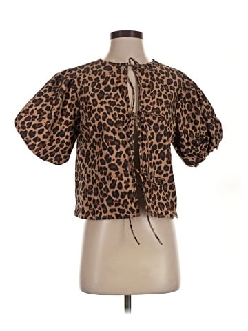 Abercrombie & Fitch Short Sleeve Blouse (view 1)