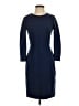 J.Crew Solid Blue Casual Dress Size 2 - photo 1