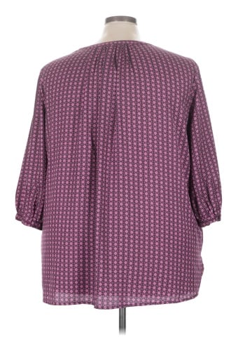 Woman Within 3/4 Sleeve Blouse (view 2)
