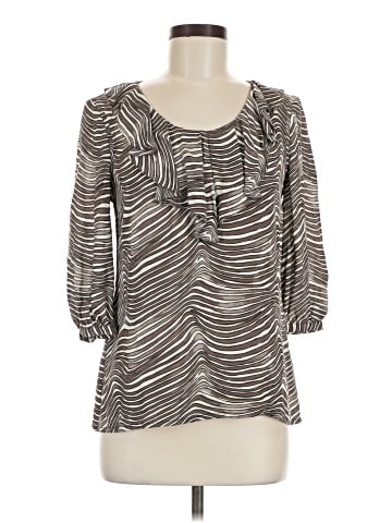 Tory Burch 3/4 Sleeve Silk Top (view 1)