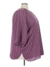 Woman Within 100% Polyester Purple 3/4 Sleeve Blouse Size 26 (2X) - photo 4