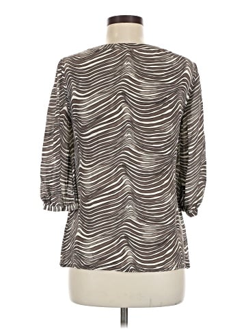 Tory Burch 3/4 Sleeve Silk Top (view 2)