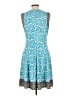 Roz & Ali Paisley Blue Cocktail Dress Size 12 - photo 2