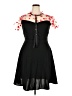 Unbranded Hearts Black Cocktail Dress Size XXL - photo 1