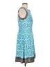 Roz & Ali Paisley Blue Cocktail Dress Size 12 - photo 4