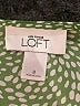 Ann Taylor LOFT 100% Polyester Green Short Sleeve Top Size 8 - photo 7