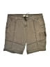 Unbranded 100% Cotton Brown Cargo Shorts Size 13 - photo 1