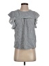 Monteau Gray Short Sleeve Blouse Size S - photo 1