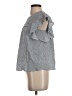 Monteau Gray Short Sleeve Blouse Size S - photo 5