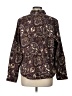 Gloria Vanderbilt 100% Polyester Paisley Brown Long Sleeve Blouse Size L - photo 2