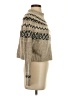 J.Crew Chevron-herringbone Tan Turtleneck Sweater Size XXS - photo 4