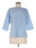 Assorted Brands 100% Polyester Blue 3/4 Sleeve Blouse Size M - photo 1