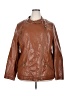 Therapy 100% Polyurethane Brown Jacket Size 3X - photo 1