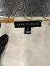 Sara Michelle Floral Ivory 3/4 Sleeve Blouse Size L - photo 7