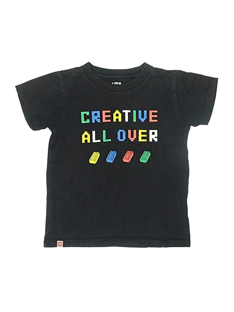 Pre-owned Ut For Uniqlo Kids' Short Sleeve T-shirt In Black