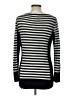 Cache Stripes Black Pullover Sweater Size L - photo 2