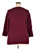 Karen Scott 100% Cotton Burgundy Pullover Sweater Size 2X - photo 2