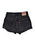 Levi's Black Denim Shorts Size 24 waist - photo 2