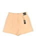 Express 100% Polyester Solid Yellow Shorts Size 0 - photo 1