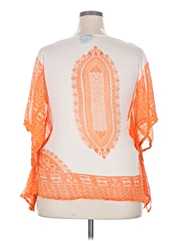 Aqua Blues Poncho (view 2)
