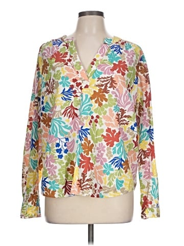 St. John's Bay Long Sleeve Blouse (view 1)