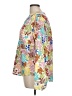 St. John's Bay 100% Cotton Floral Multi Color Ivory Long Sleeve Blouse Size L - photo 5