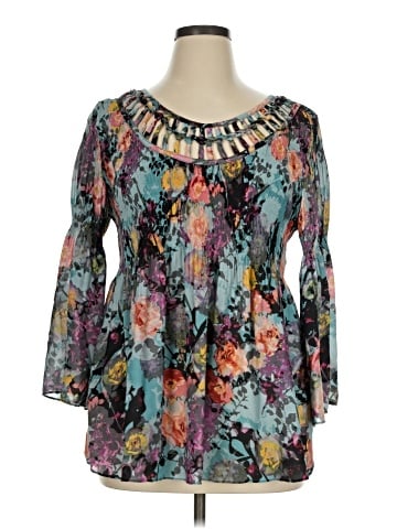 Allison Taylor 3/4 Sleeve Blouse (view 1)