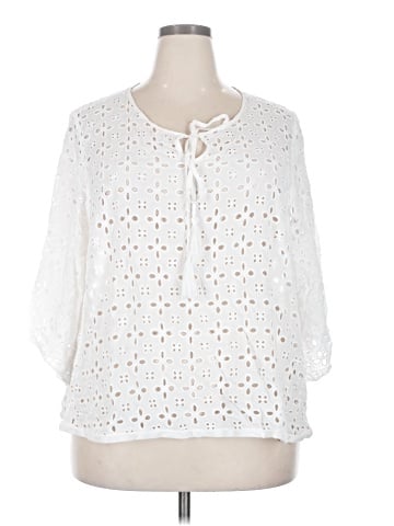 New Directions 3/4 Sleeve Blouse (view 1)